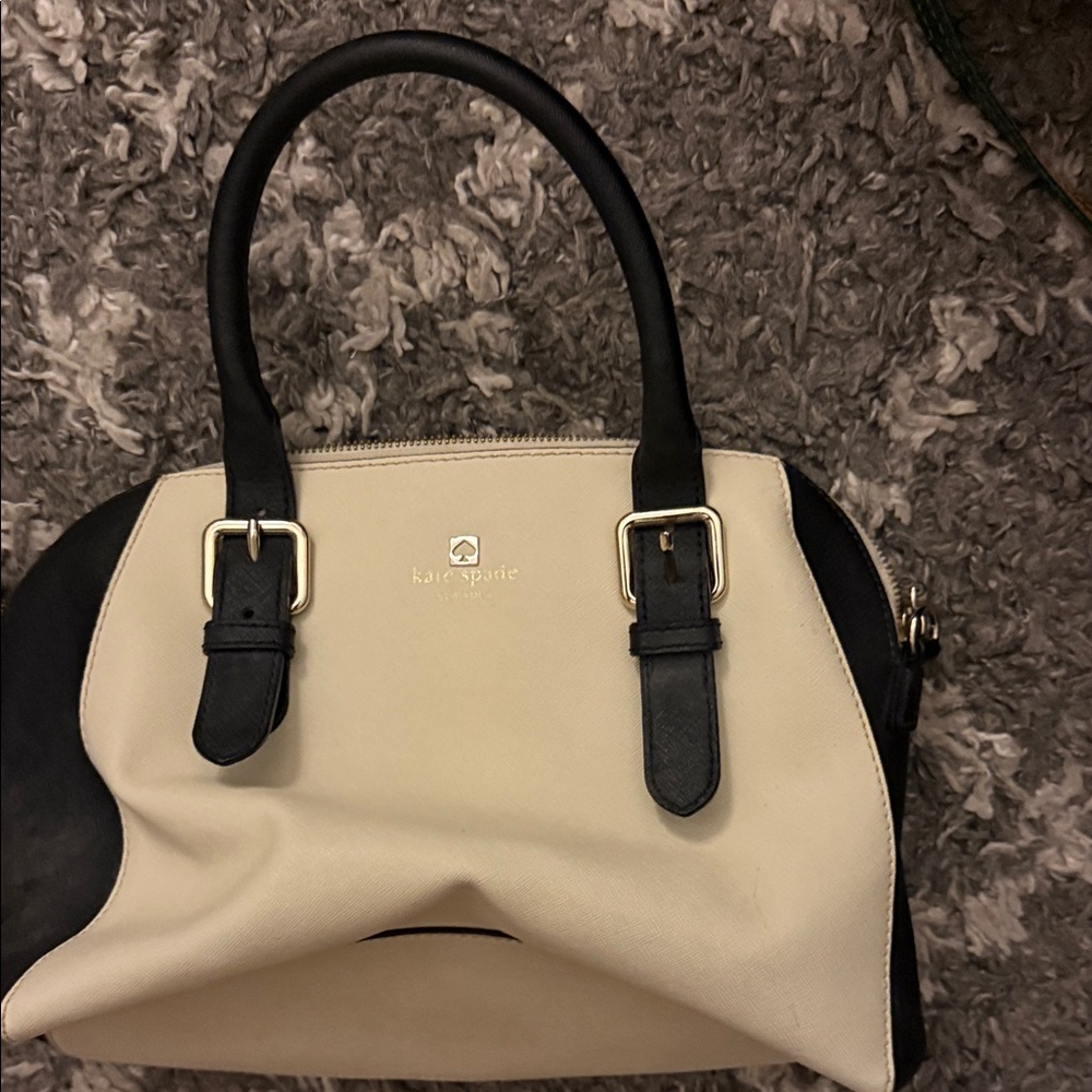Kate Spade Black and White Satchel